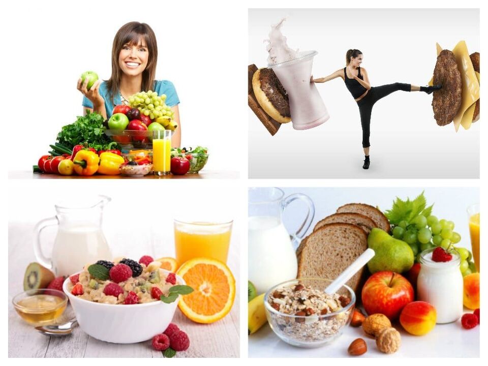 Les bons aliments pour perdre du poids.